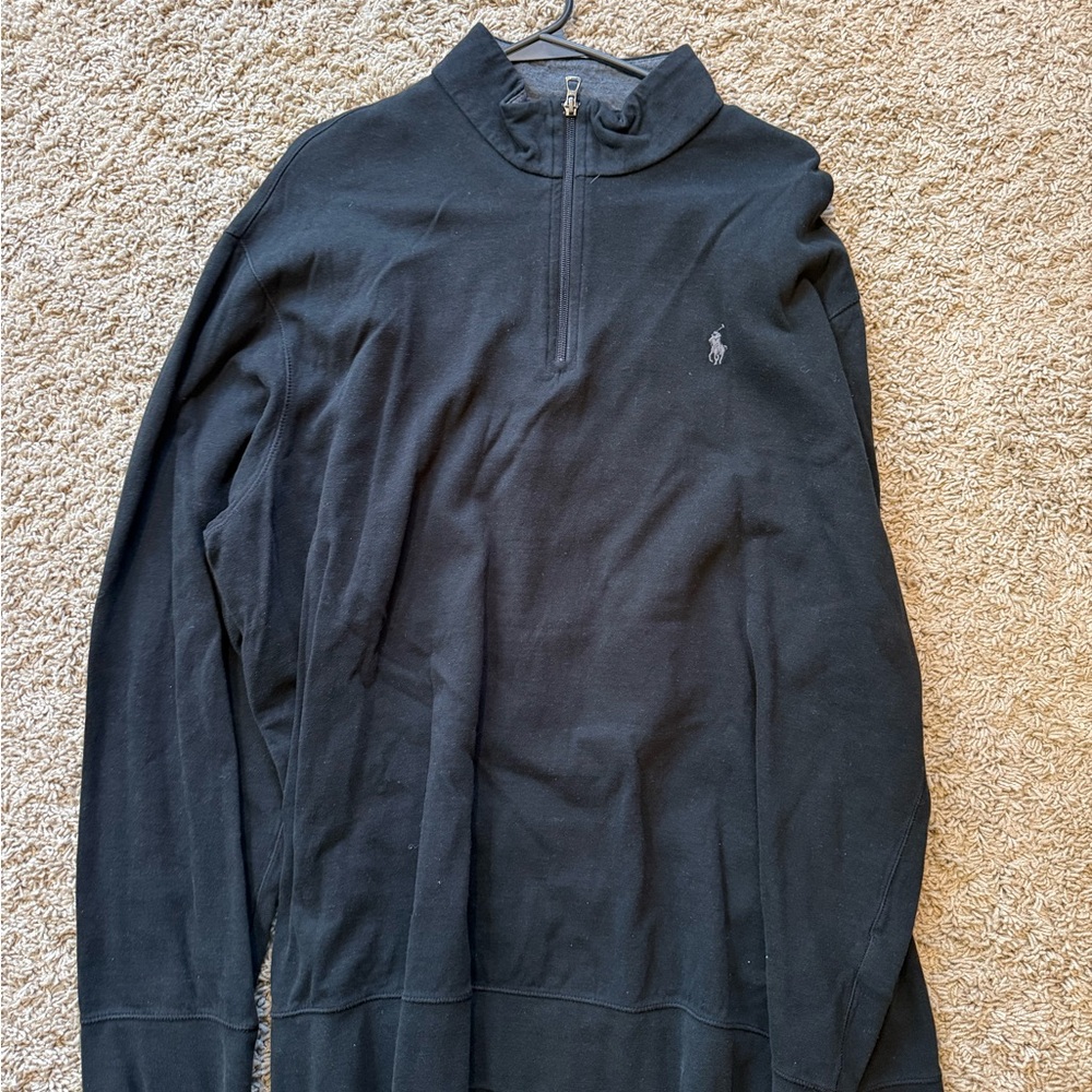 Polo Ralph Lauren Men's Black Zip-Up Sweater